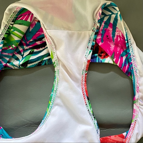 Gorgeous VIBRANT Tropical CATALINA Hipster BIKINI M 8-10 - Picture 6 of 12